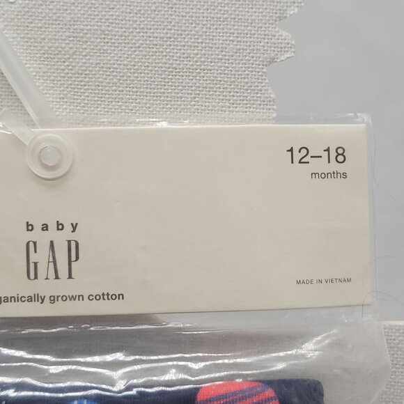 Baby Gap Cosmic 2-Piece Pajama Set Shirt & Shorts 12-18 Months Organic Cotton Na - Picture 4 of 8